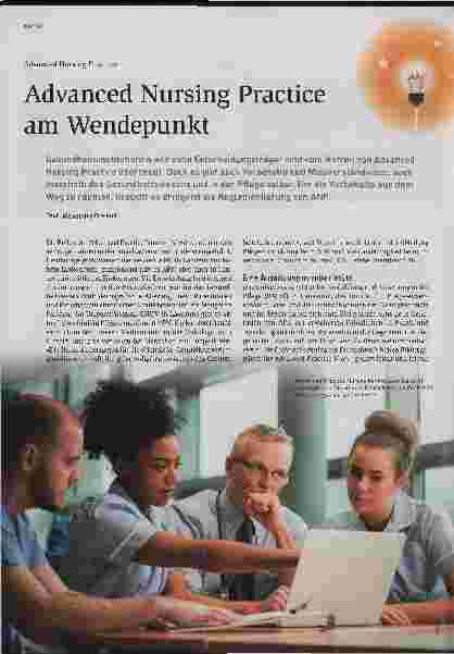 Vorschauseite 1: Advanced Nursing Practice am Wendepunkt