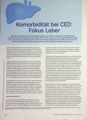 Vorschauseite 1: Komorbidität bei CED: Fokus Leber