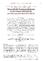 Vorschauseite 1: Nonverbale Kommunikation in der Intensivmedizin aus interprofessioneller Sicht