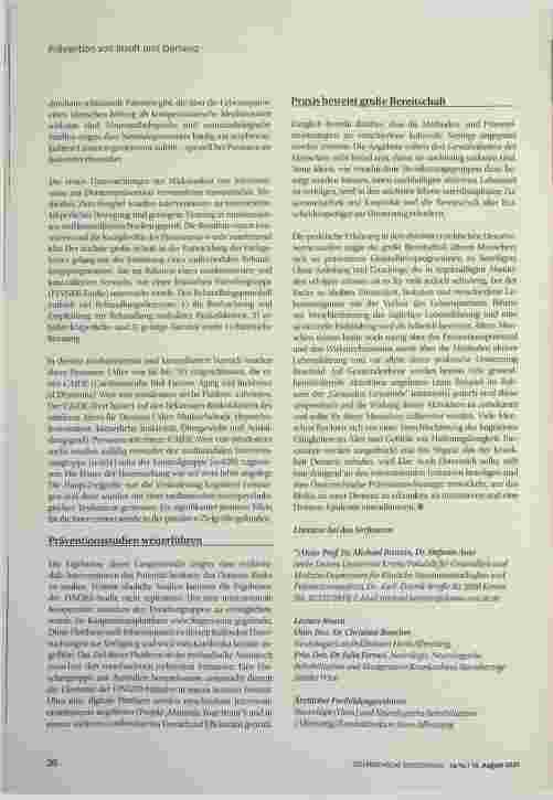 Vorschauseite 5: Schlaganfallprävention