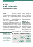 Vorschauseite 1: Arbeit und Aphasie: Ein Arbeitsbericht aus der ambulanten Logopädie