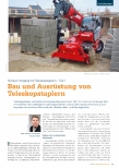 Vorschauseite 1: Sicherer Umgang mit Teleskopstaplern - Teil 1: Bau und Ausrüstung von Teleskopstaplern