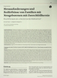 Vorschauseite 1: Herausforderungen und Bedürfnisse von Familien mit Neugeborenen mit Zwerchfellhernie: Musiktherapie als unterstützende Maßnahme?