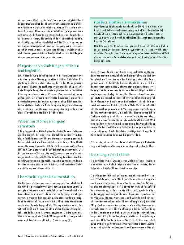 Vorschauseite 2: Stomaversorgung in der Neonatologie und Pädiatrie