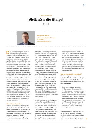 Vorschauseite 1: Stellen Sie die Klingel aus!