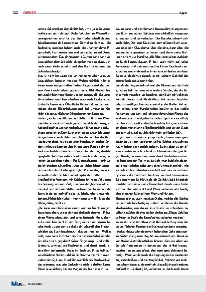 Vorschauseite 2: Von Bücherschändern, Bücherdieben und Verbrechen aus Bücherleidenschaft – Teil 1 –