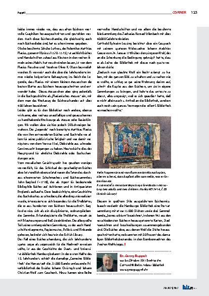 Vorschauseite 3: Von Bücherschändern, Bücherdieben und Verbrechen aus Bücherleidenschaft – Teil 1 –