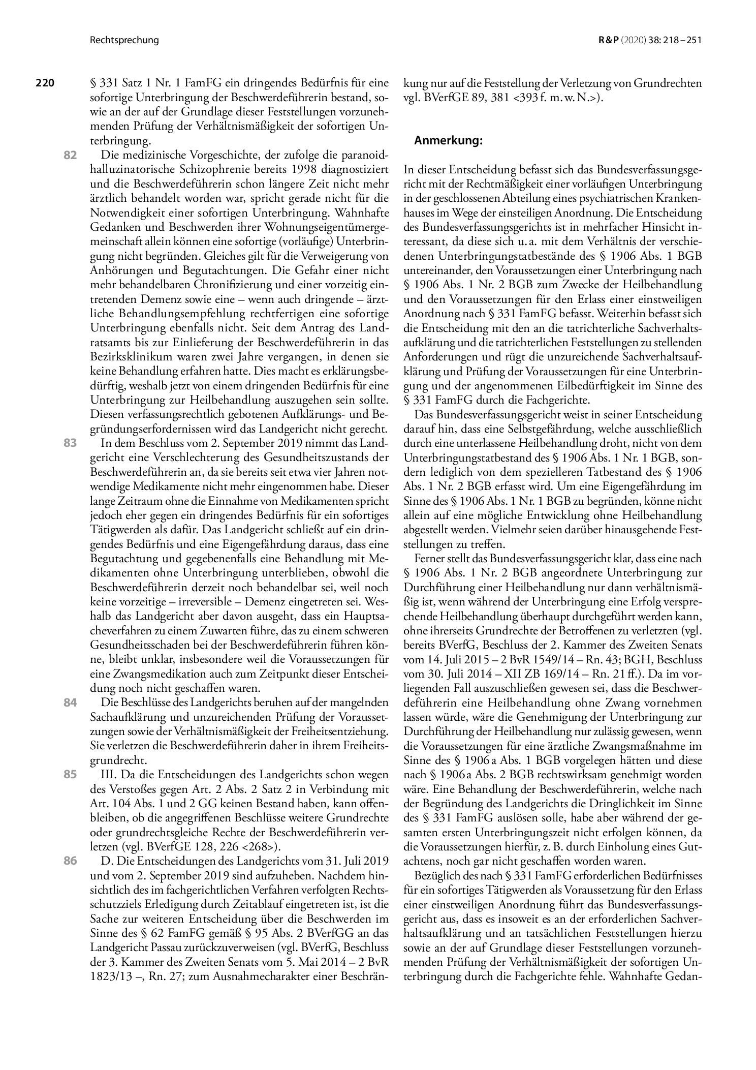 Vorschauseite 3: Voraussetzungen der Unterbringung durch den Betreuer