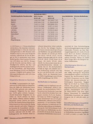 Vorschauseite 4: Körperliche Aktivität und Wohlbefinden im deutschen Handwerk