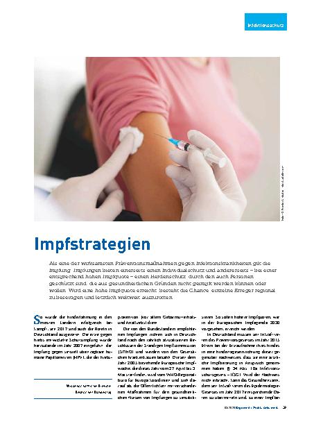 Vorschauseite 1: Impfstrategien