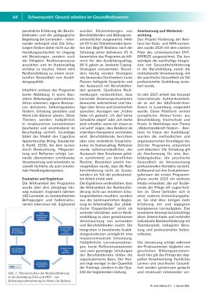 Vorschauseite 2: Resilienz fördern – gesund arbeiten, lehren und lernen Warum psychische Gesundheit im Gesundheitswesen eine institutionelle Aufgabe ist