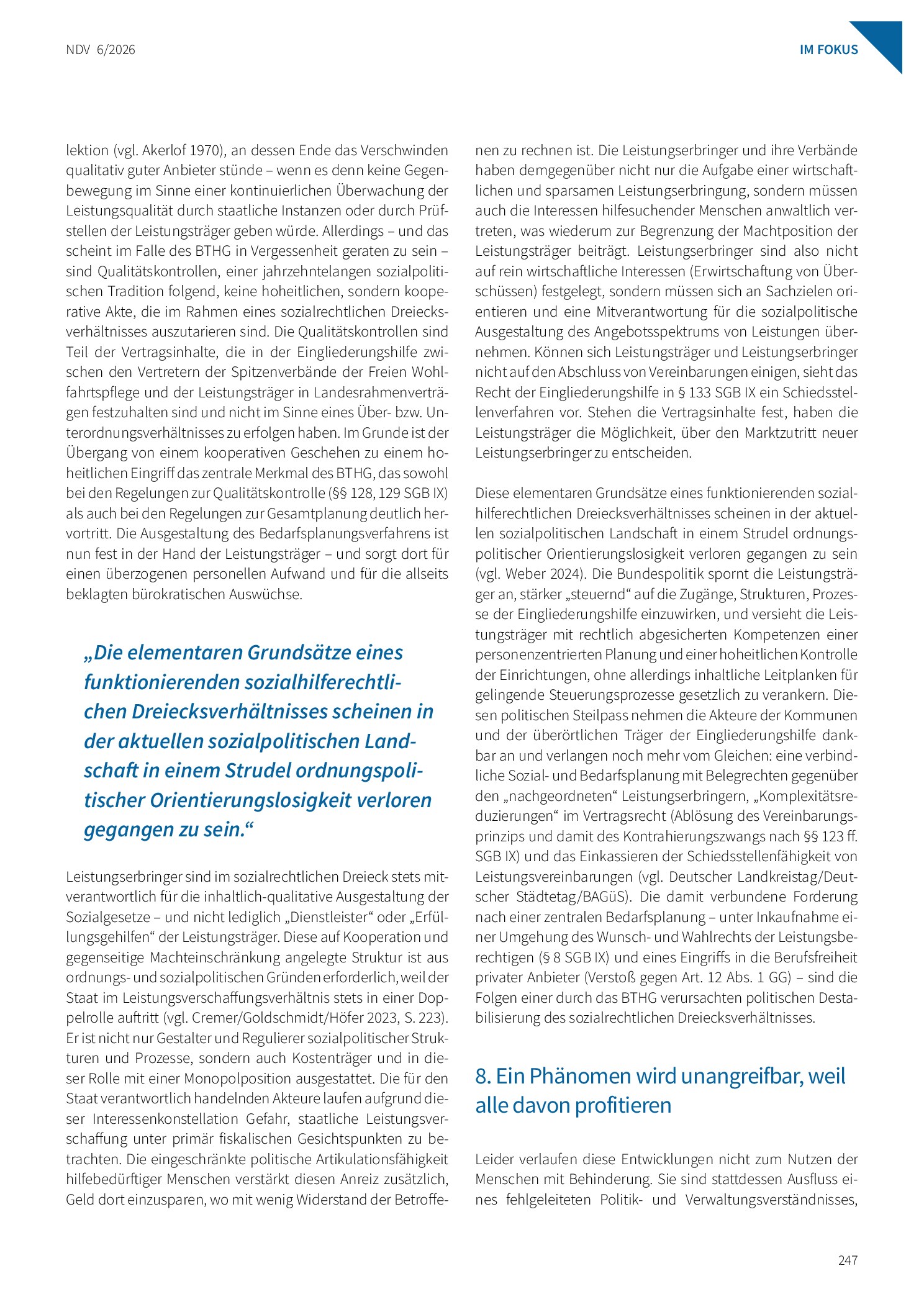 Vorschauseite 5: Bundesteilhabegesetz – Kosten statt Nutzen?
