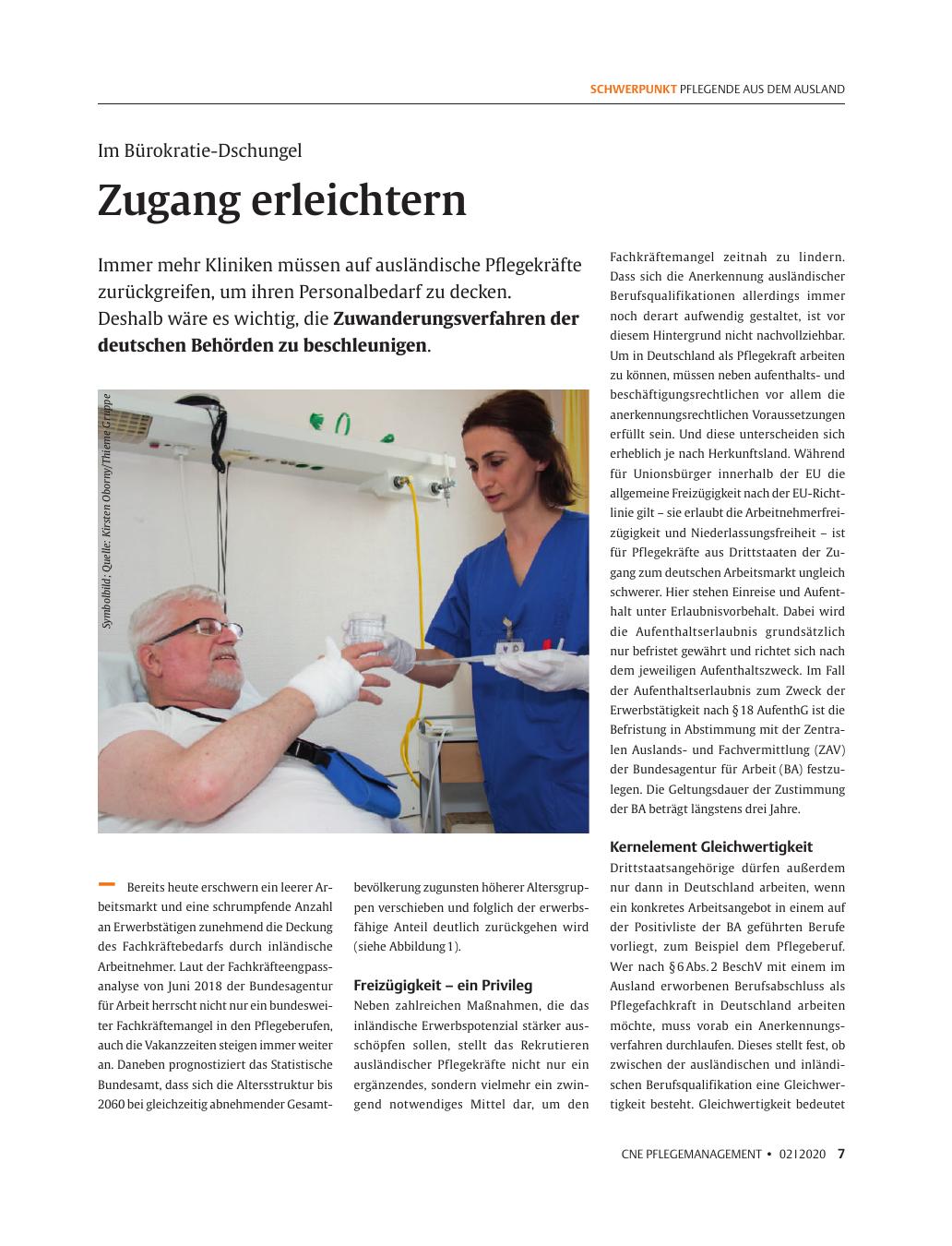 Vorschauseite 1: Zugang erleichtern