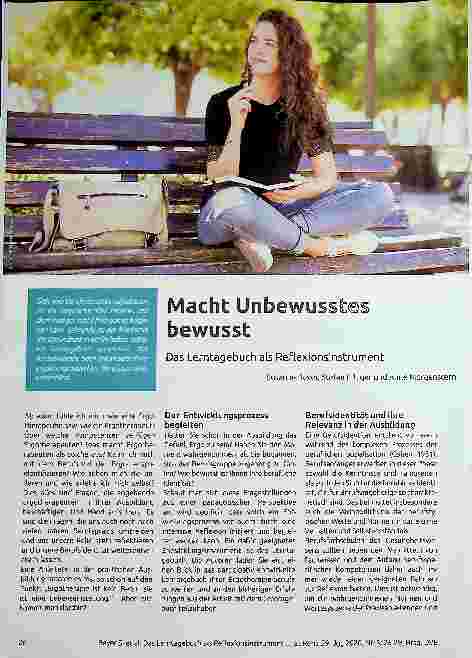 Vorschauseite 1: Macht Unbewusstes bewusst: Das Lerntagebuch als Reflexionsinstrument