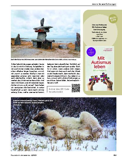 Vorschauseite 2: Meine Reiseerfahrungen Zum Beispiel zu den Eisbären in Churchill, Manitoba, Kanada