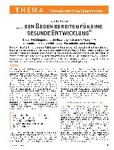 Vorschauseite 1: ".. Den Boden bereiten für eine gesunde Entwicklung."