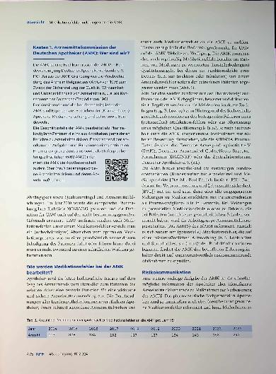 Vorschauseite 2: Medikationsfehlermeldungen an die Arzneimittelkommission der Deutschen Apotheker.