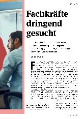 Vorschauseite 2: Fachkräfte dringend gesucht.