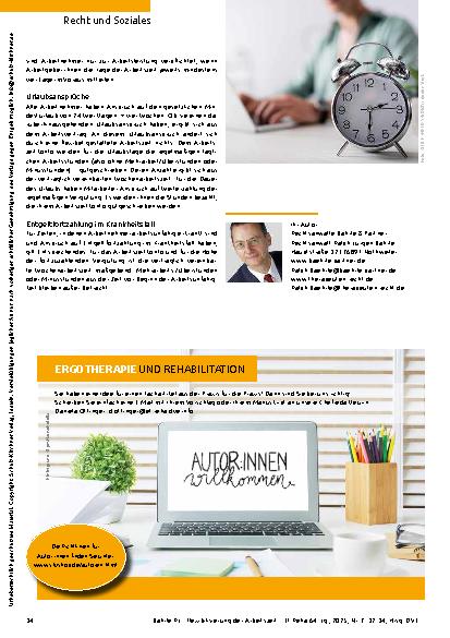 Vorschauseite 3: Flexibilisierung der Arbeitszeit