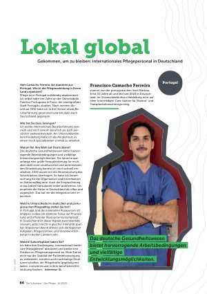 Vorschauseite 1: Lokal global Gekommen, um zu bleiben: internationales Pflegepersonal in Deutschland