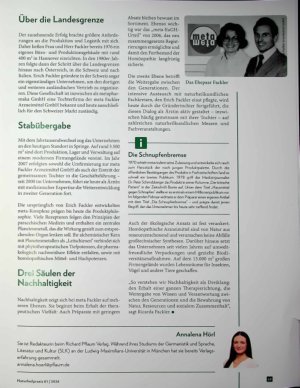 Vorschauseite 2: Mut geht eigene Wege Pioniere der Naturheilkunde