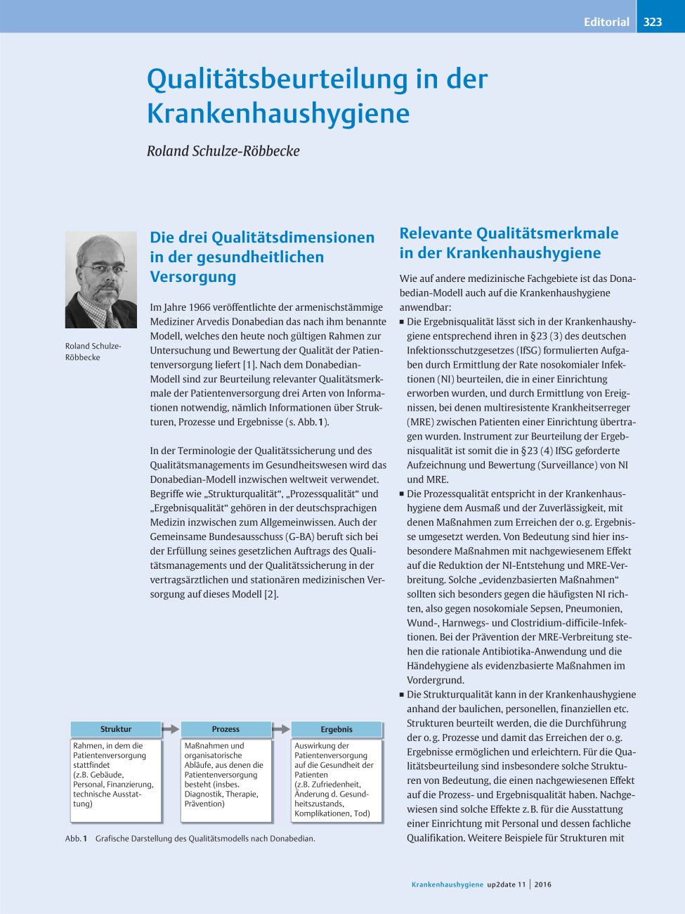 Vorschauseite 1: Qualitätsbeurteilung in der Krankenhaushygiene