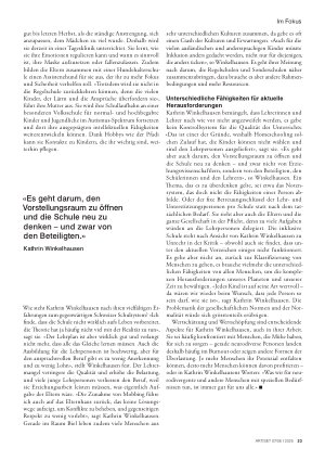Vorschauseite 3: «Jedes Kind ist auf seine Art wertvoll»