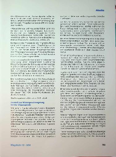 Vorschauseite 5: Nachqualifizierung ungelernter Pflegehilfskräfte angelaufen