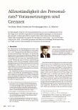 Vorschauseite 1: Allzuständigkeit des Personalrats? Voraussetzungen und Grenzen