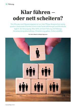 Vorschauseite 1: Klar führen – oder nett scheitern?