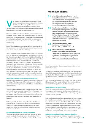 Vorschauseite 2: Klar führen – oder nett scheitern?