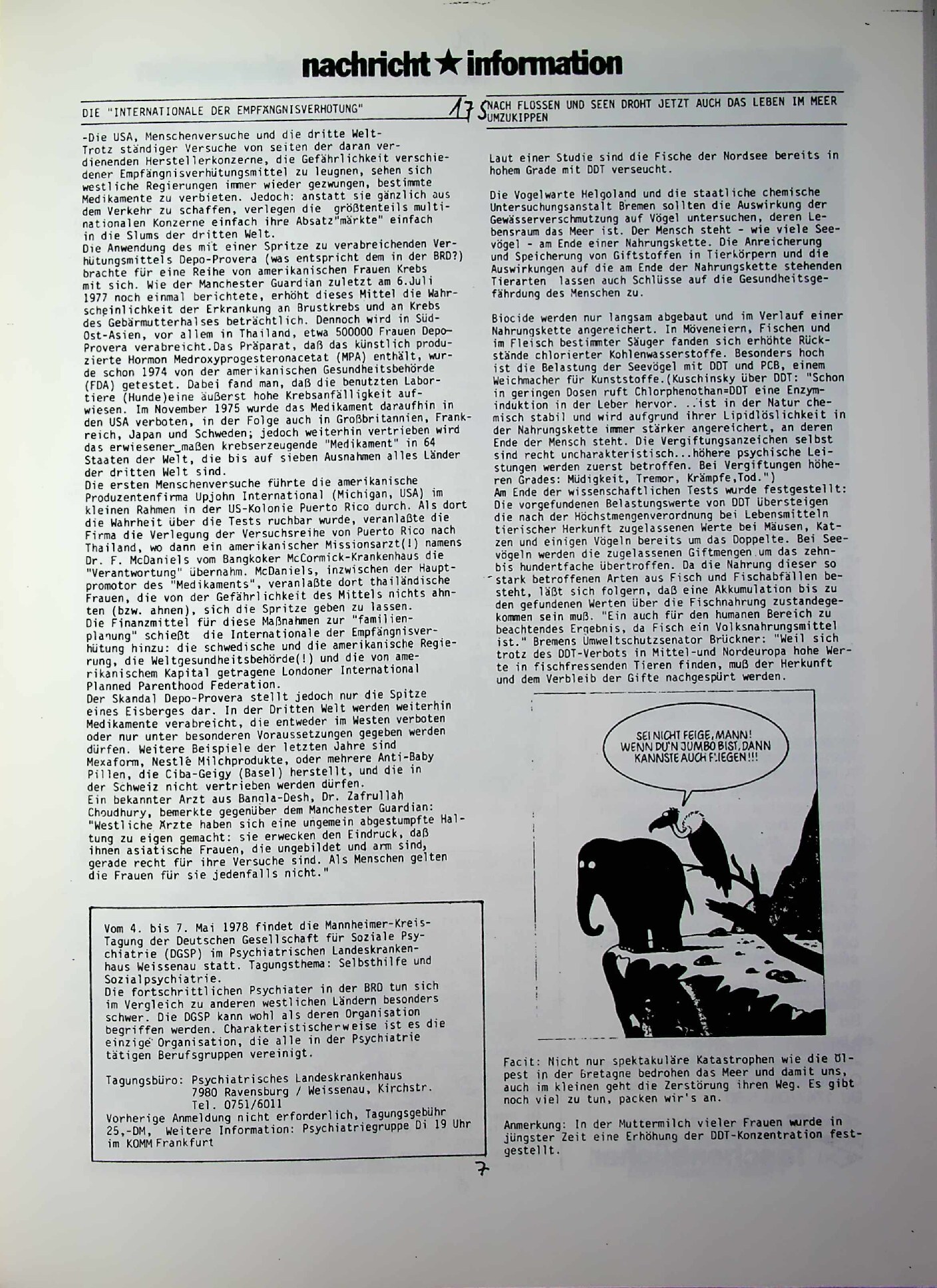 Vorschauseite 6: Dr. med. Mabuse Heft Nr. 8-1978