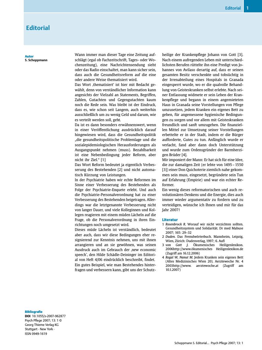 Vorschauseite 1: Editorial