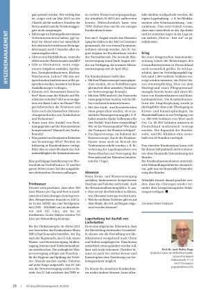 Vorschauseite 2: Krisenund Katastrophen-Vorbereitung für Krankenhäuser Wie lassen sich effektive und unabhängige Präventionsmaßnahmen treffen?