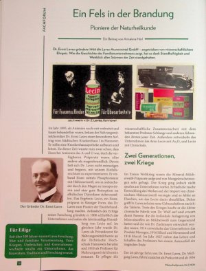 Vorschauseite 1: Ein Fels in der Brandung Pioniere der Naturheilkunde