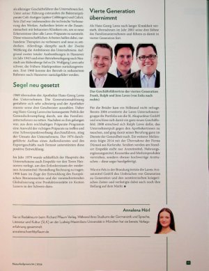 Vorschauseite 2: Ein Fels in der Brandung Pioniere der Naturheilkunde