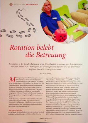 Vorschauseite 1: Rotation belebt die Betreuung