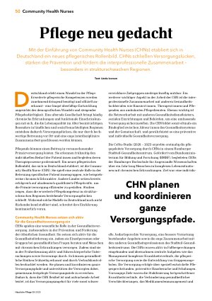 Vorschauseite 1: Pflege neu gedacht