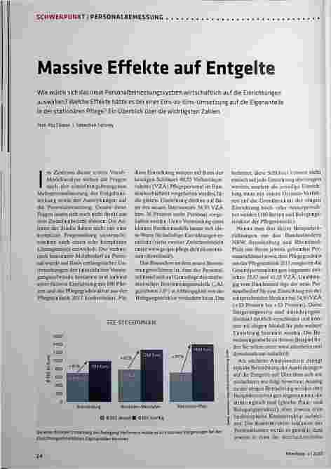 Vorschauseite 1: Massive Effekte auf Entgelte
