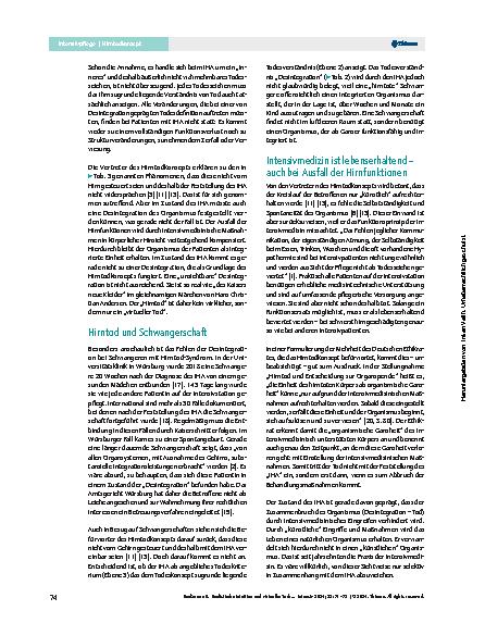 Vorschauseite 4: Realistische Intuition und virtueller Tod: das Hirntodkonzept auf dem Prüfstand