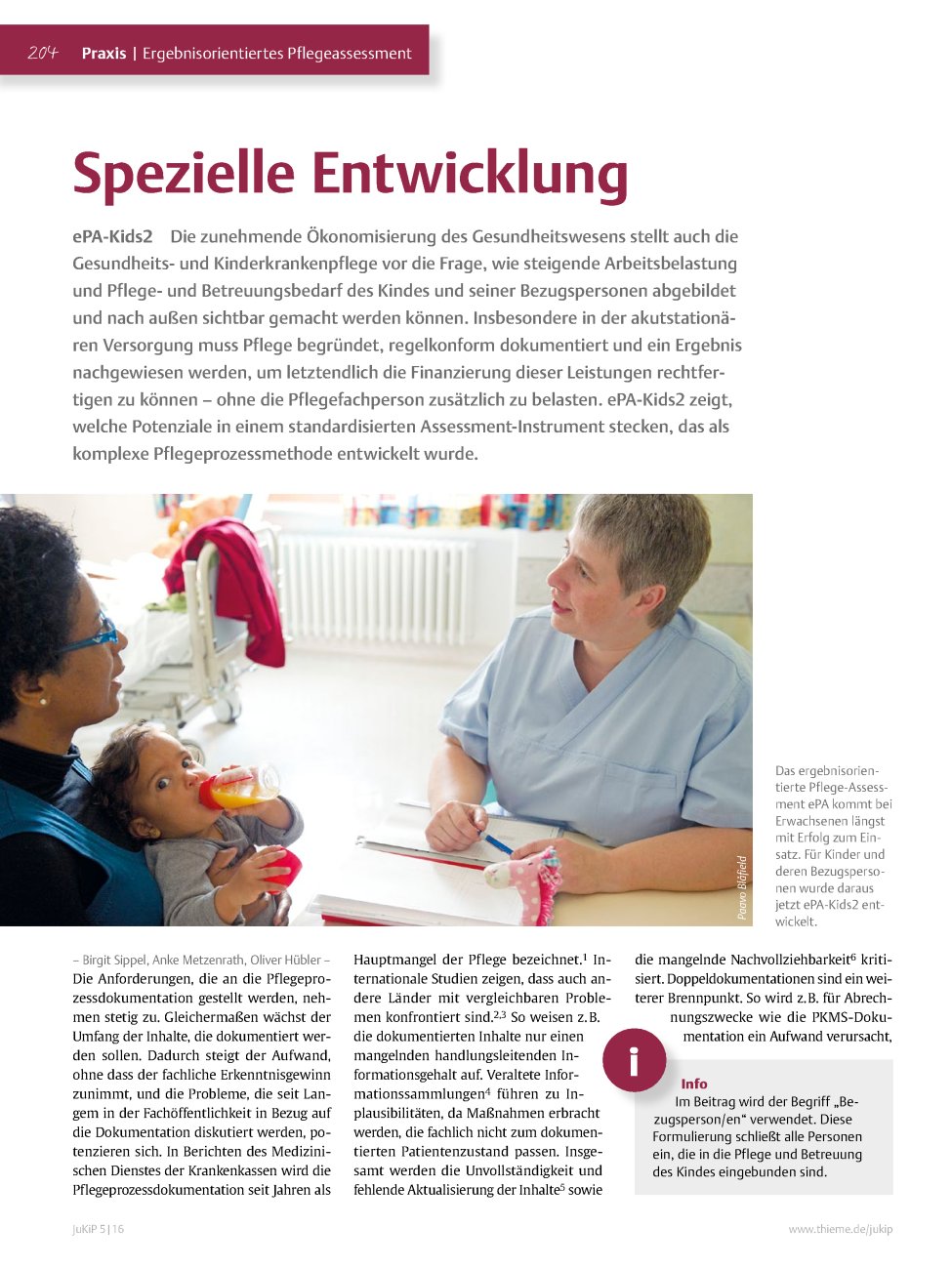 Vorschauseite 1: Spezielle Entwicklung