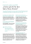 Vorschauseite 1: Krankenhausplanung in NRW „Vieles spricht für den Ganzhaus-Ansatz“