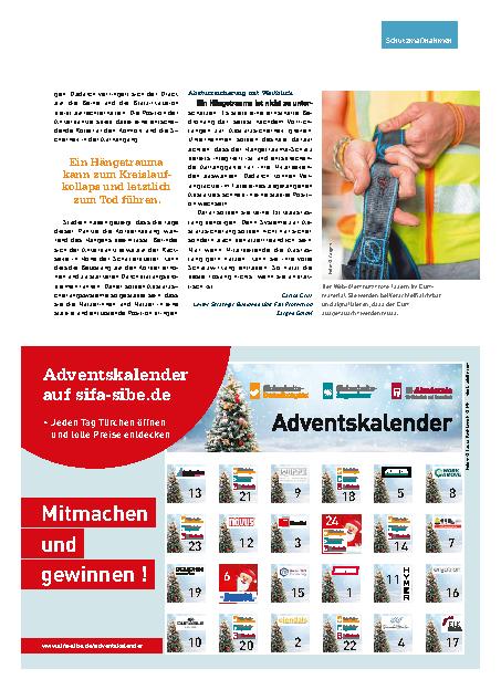 Vorschauseite 3: Absturzsicherheit auf Baustellen - Unterschätzte Gefahr