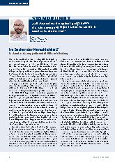 Vorschauseite 1: Im Zeichen der Menschlichkeit?