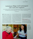 Vorschauseite 1: Ambulante Pflege: nach Leistungsart oder nach Zeit vergüten?
