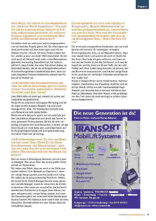 Vorschauseite 2: Corrected: Gregor Meyle