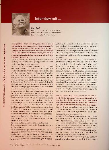 Vorschauseite 1: Interview mit. . Graf, M.