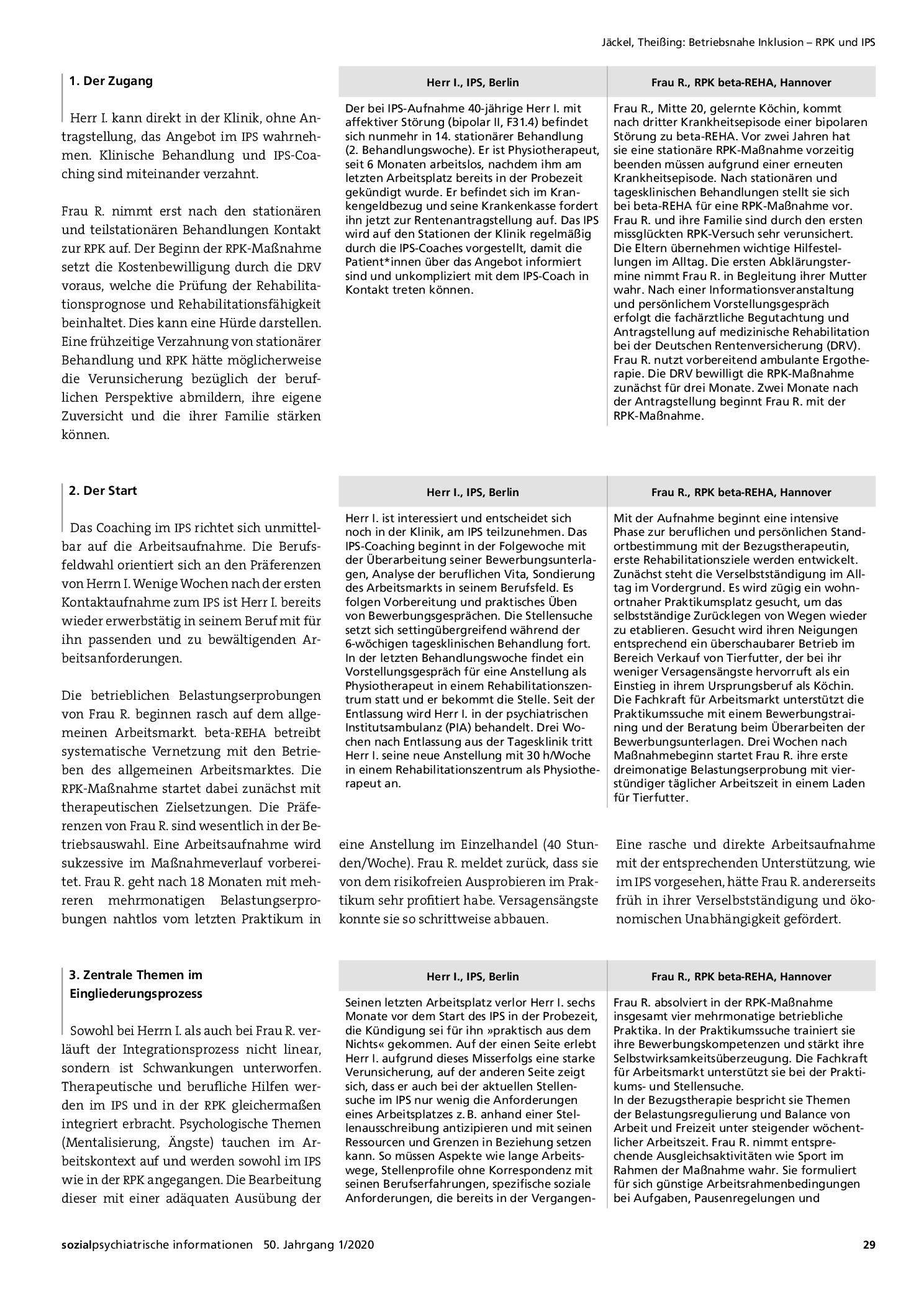 Vorschauseite 2: Betriebsnahe Inklusion: RPK und IPS – Ein Vergleich