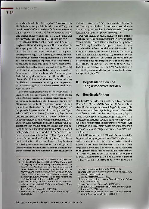 Vorschauseite 2: Gesundheitsund Krankenversicherungsrechtliche Anerkennung von Pflegeexpertinnen und Pflegeexperten APN