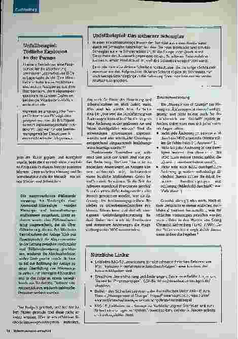 Vorschauseite 3: Wie Fehler bei Instandhaltungsarbeiten das Sicherheitskonzept aushebeln können. Ja, aber: Nutzen und Grenzen des Änderungsmanagements.